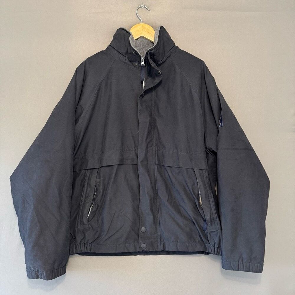Nautica Men’s Zip Up Fleece Lined Jacket Size XL Nylon Blend